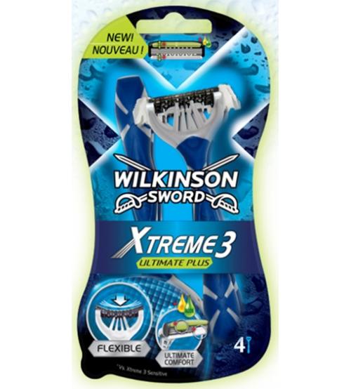 Wilkinson Sword 7004740V Mens Xtreme 3 Ultimate Plus Disposable 4S